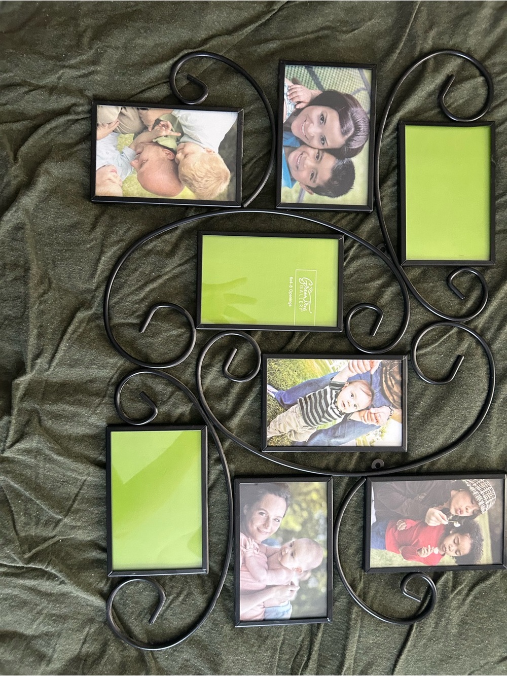 Black Scroll Multi-Photo Wall Frame